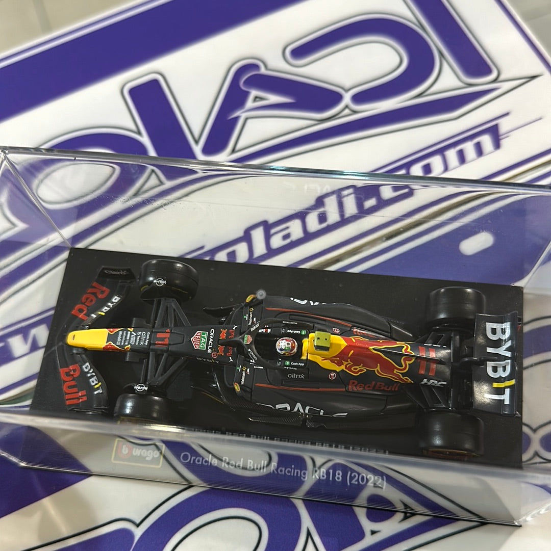 RB18 Sergio Perez #11 RedBull (CON ACRILICO/ CON CASCO) 2022