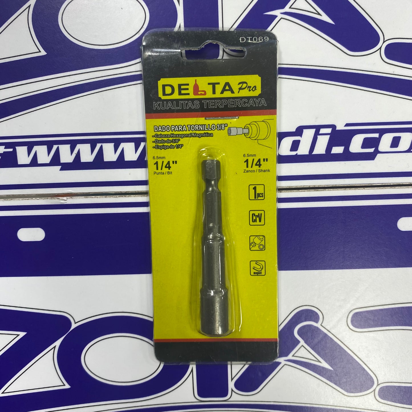 DADO MAGNETICO PARA DESTORNILLADOR ELECTRICO 6.5mm