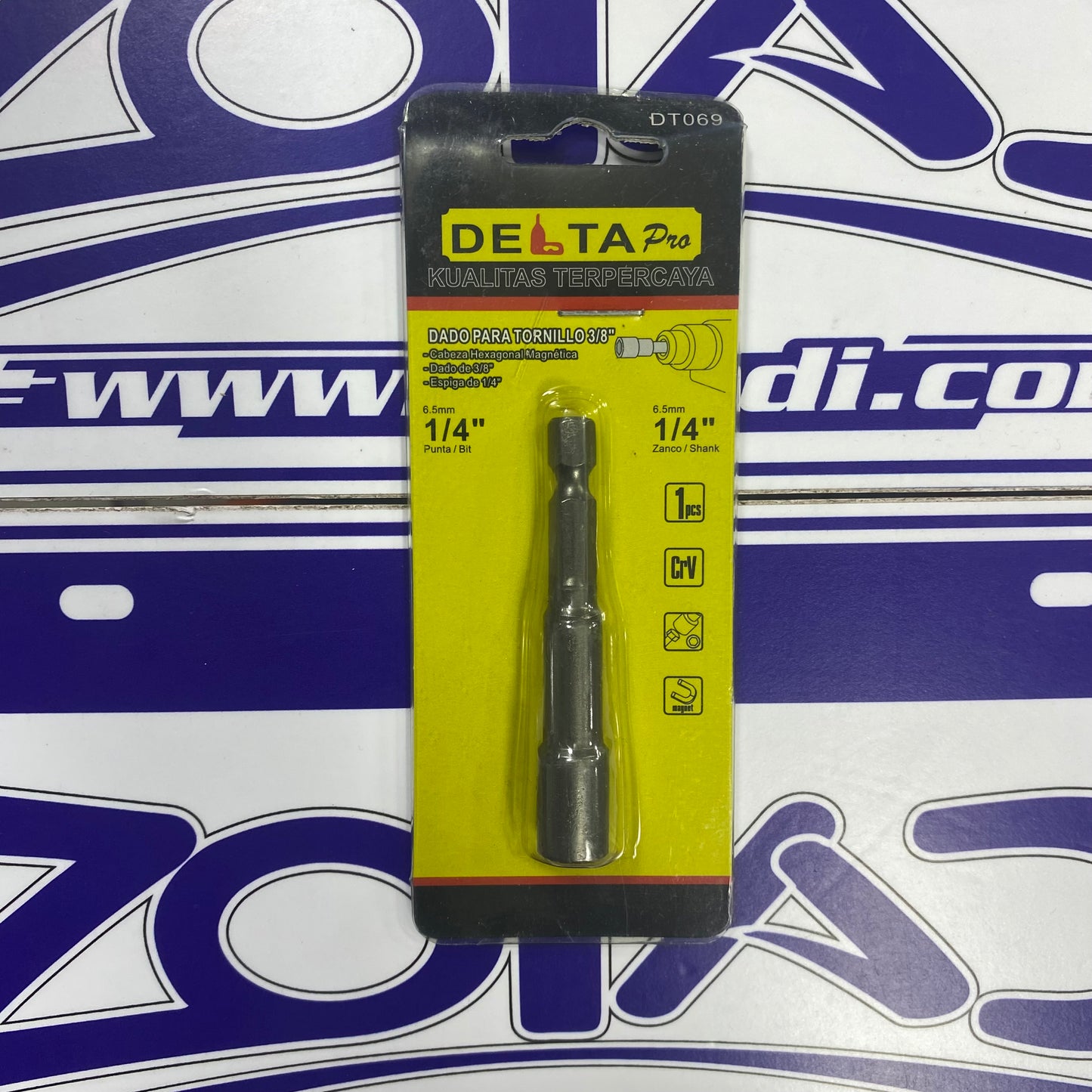 DADO MAGNETICO PARA DESTORNILLADOR ELECTRICO 6.5mm
