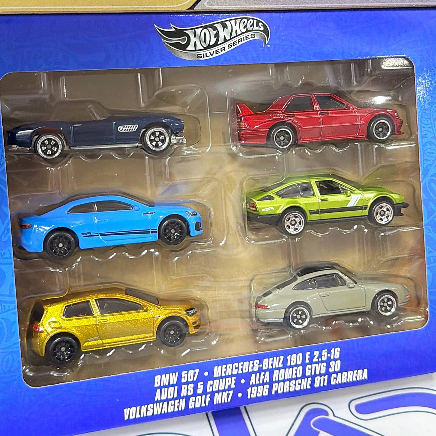 JBY79 PACK EUROPEO SILVER SERIE HOTWHEELS