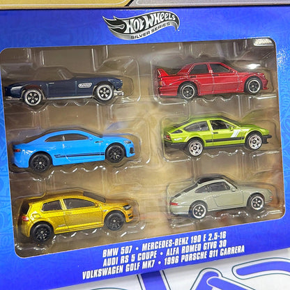 JBY79 PACK EUROPEO SILVER SERIE HOTWHEELS