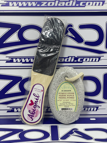 PACK PARA TUS PIES - PIEDRA POMEZ Y LIMA