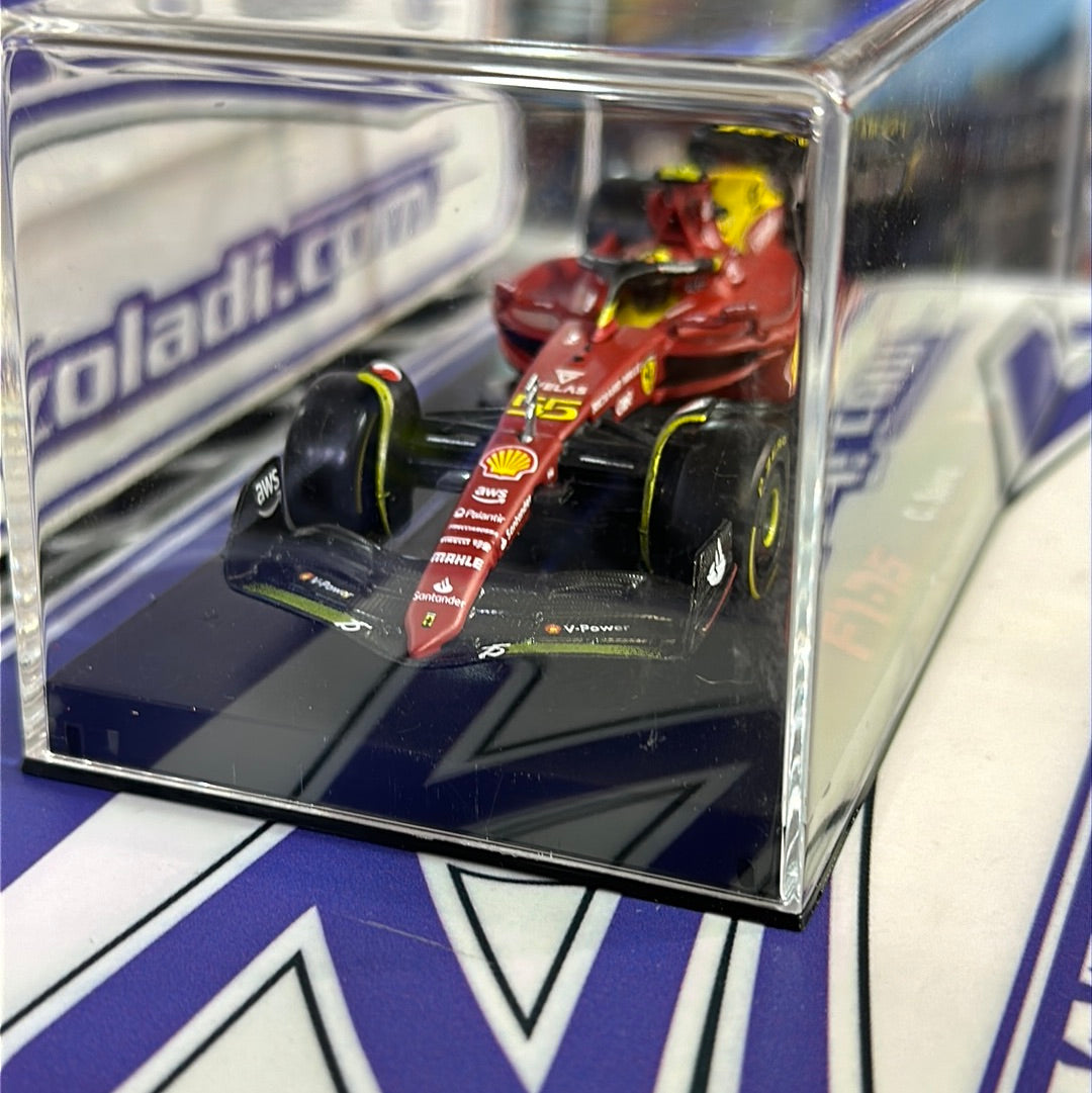 F1-75 Italian GP C Sainz #55 Ferrari (WITH ACRYLIC/WITH HELMET) 2022