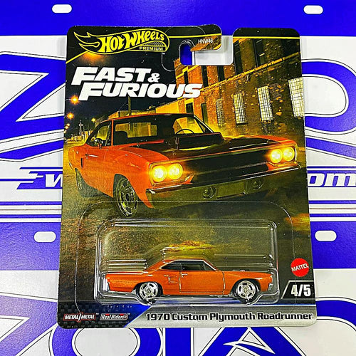 1970 CUSTOM PLYMOUTH ROADRUNNER - Hot Wheels Premium - Zoladi Perú