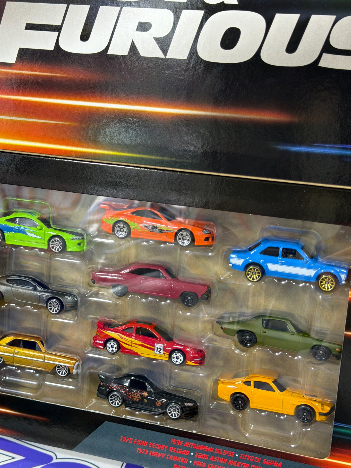 JCT92 PACK DE 10 FAST AND FURIOUS 2025