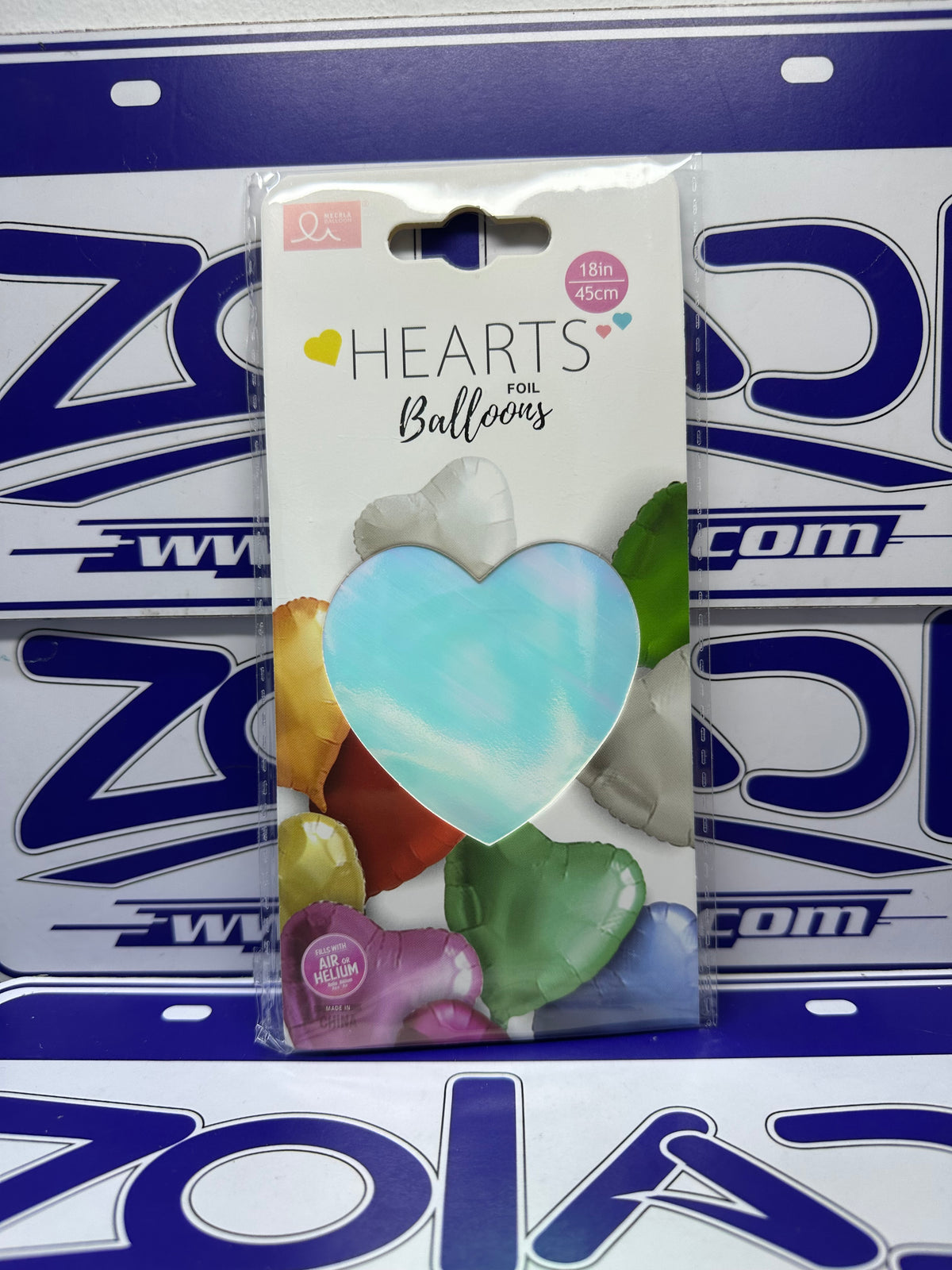 GLOBO METÁLICO EN FORMA DE CORAZÓN