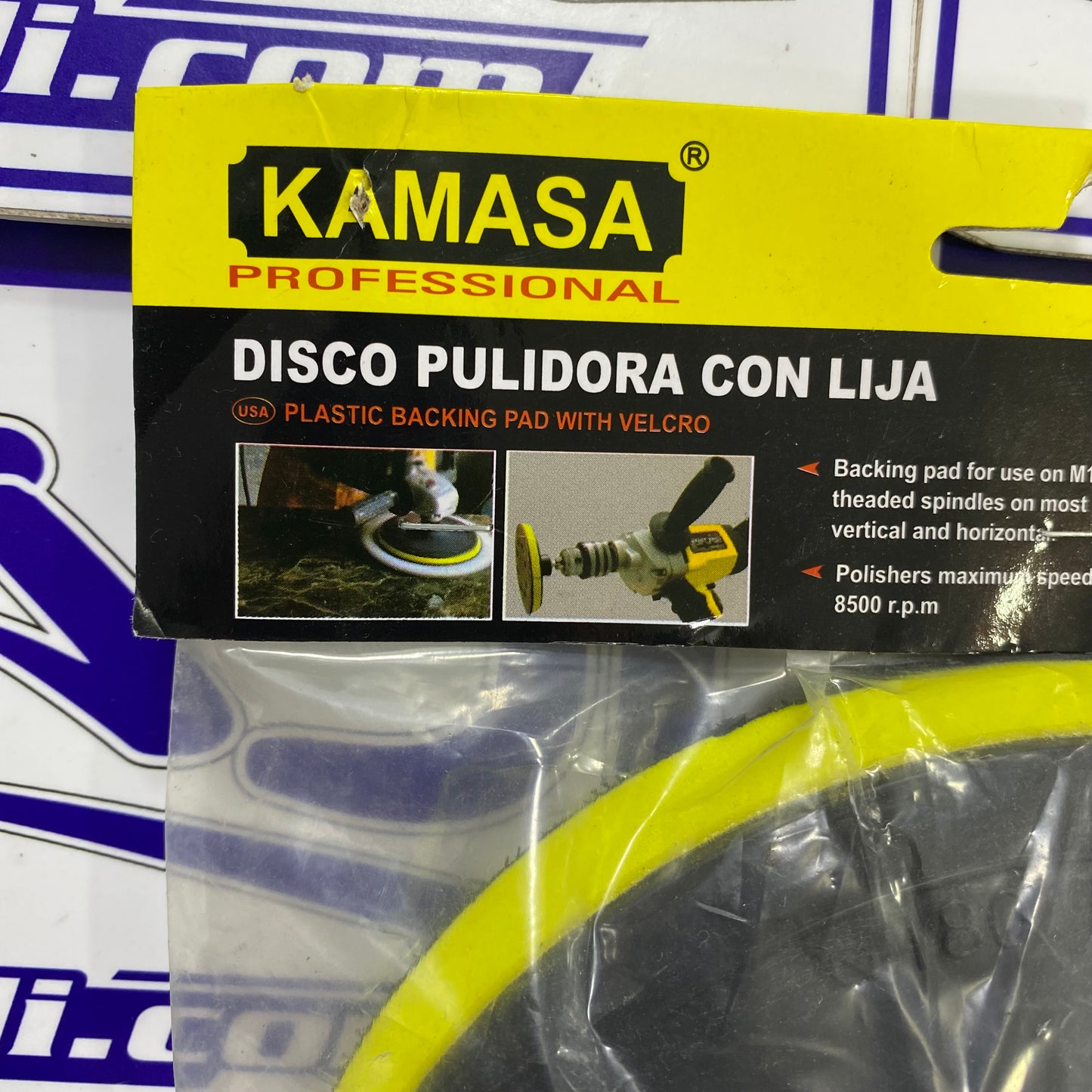 DISCO PULIDOR CON LIJA