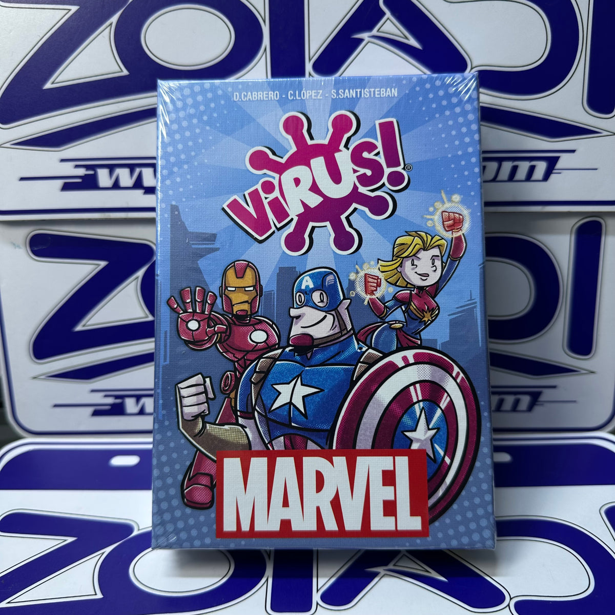 VIRUS JUEGO DE TEMÁTICA MARVEL
