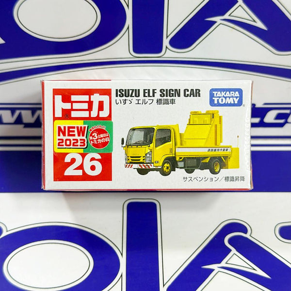 26 ISUZU ELF SIGN CAR TAKARA TOMY