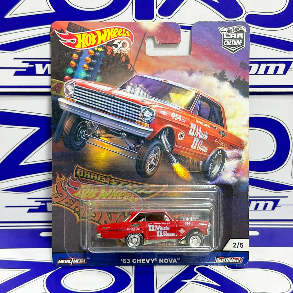 Hot wheels premium Chevrolet Nova 1963 Chevy Zoladi Peru Diescast