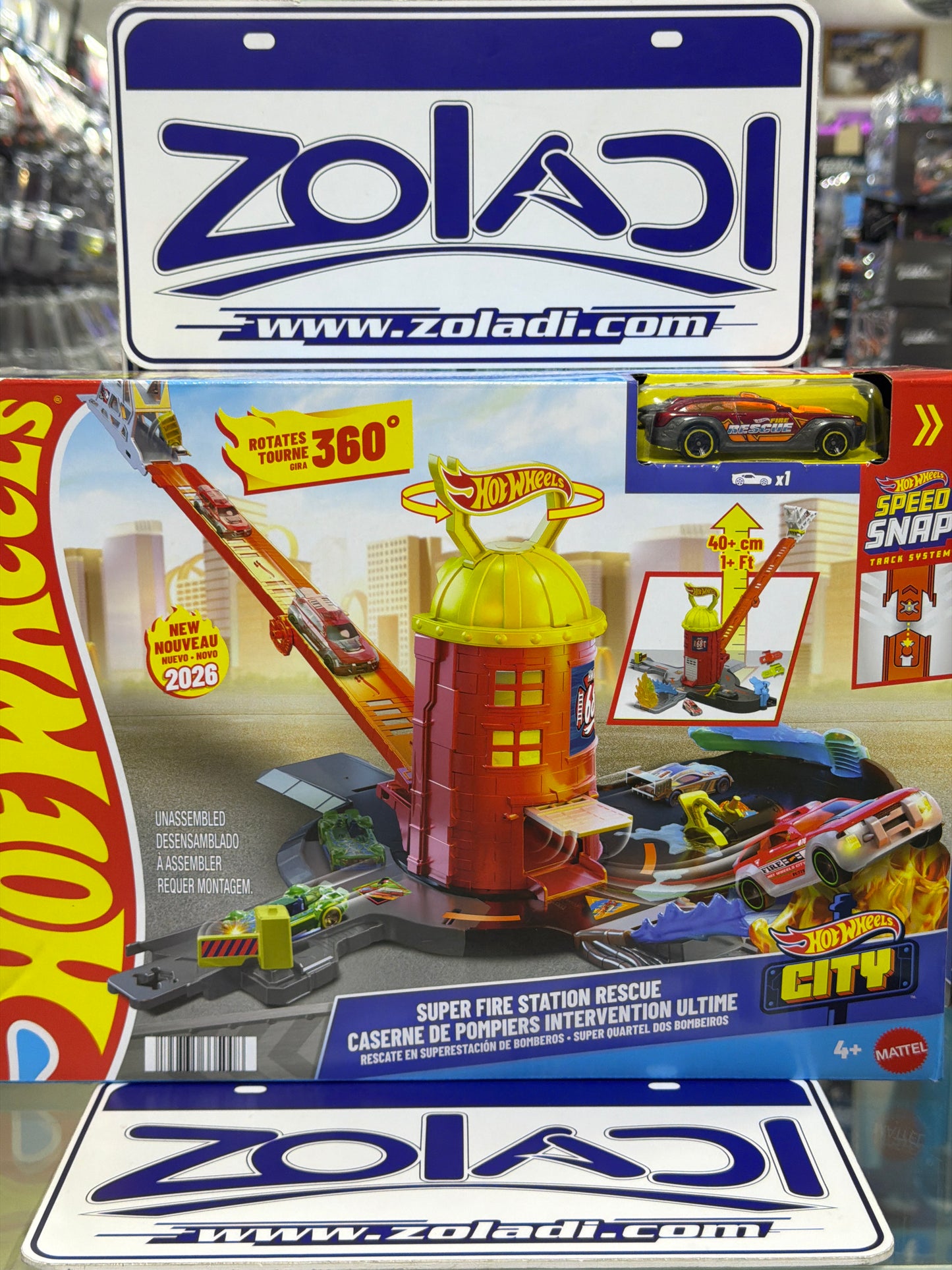 JHL95 SUPER FIRE RESCUE PISTA HOTWHEELS