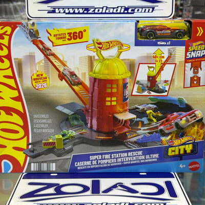 JHL95 SUPER FIRE RESCUE PISTA HOTWHEELS