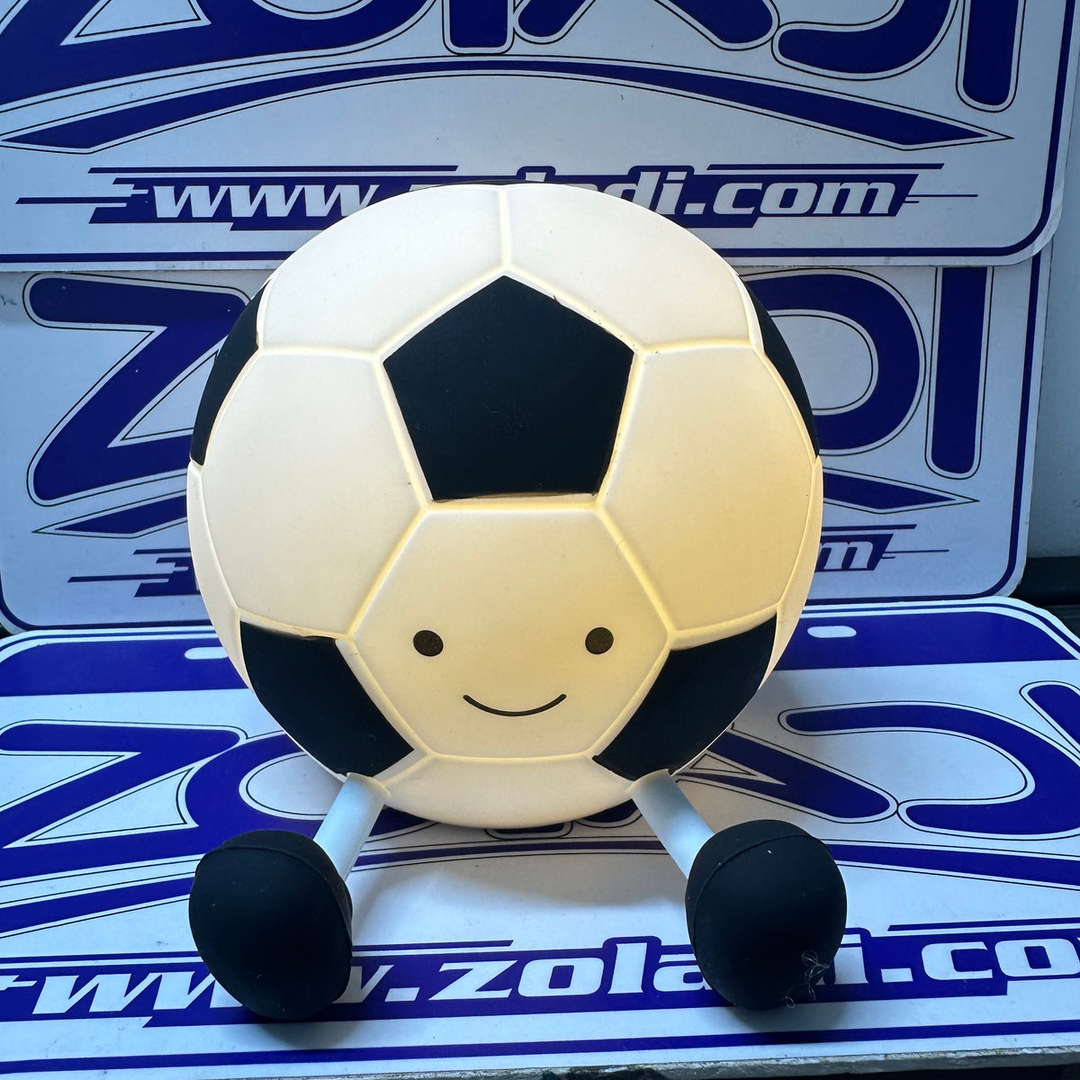 LÁMPARA LED PELOTA DE FÚTBOL PRENDE LUCES DE COLORES