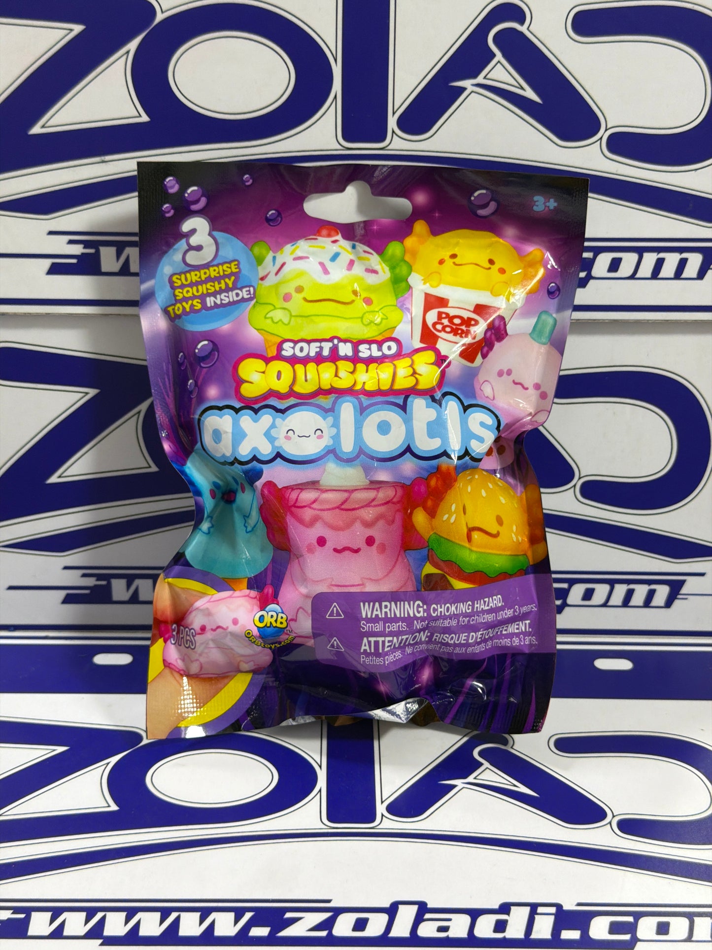 SQUISHY DE ESPUMA AXOLOTLS ALEATORIO