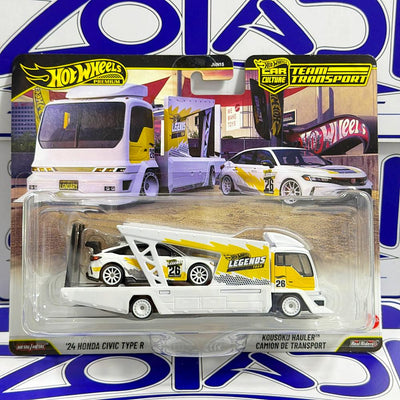JMN15 HONDA CIVIC TYPE R Y KOUSOKU HAULER CAMION TEAM TRANSPORT LEGENDS TOUR