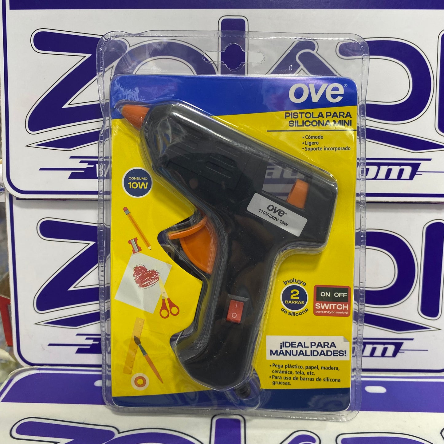 PISTOLA DE SILICONA MINI 10w OVE