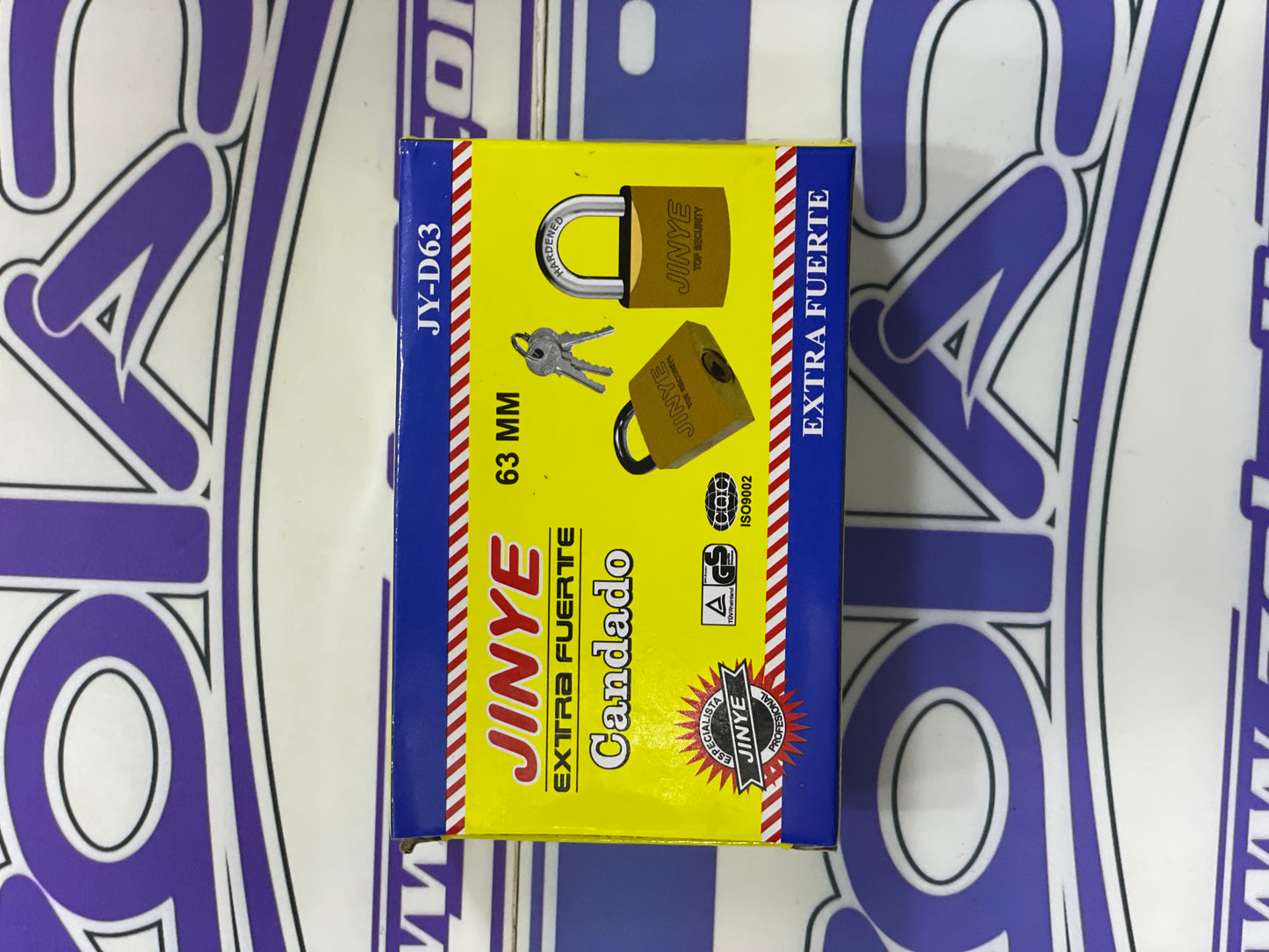 CANDADO EXTRA FUERTE 63 MM
