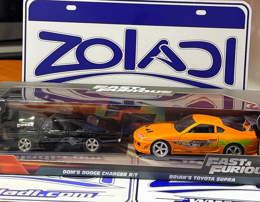 31981 DOMS DODGE CHARGER RT & BRIANS TOYOTA SUPRA 1/32