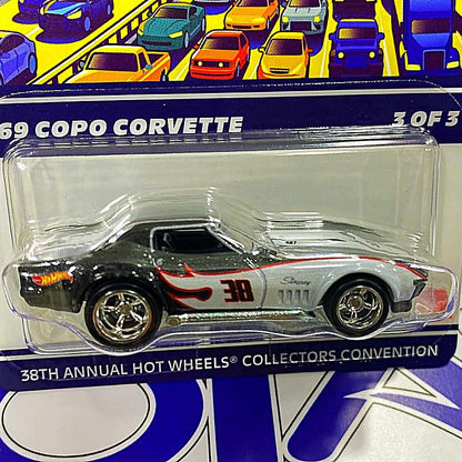 HWF31 69 COPÓ CORVETTE 38th ANNUAL HOTWHEELS COLLECTORS CONVENTION