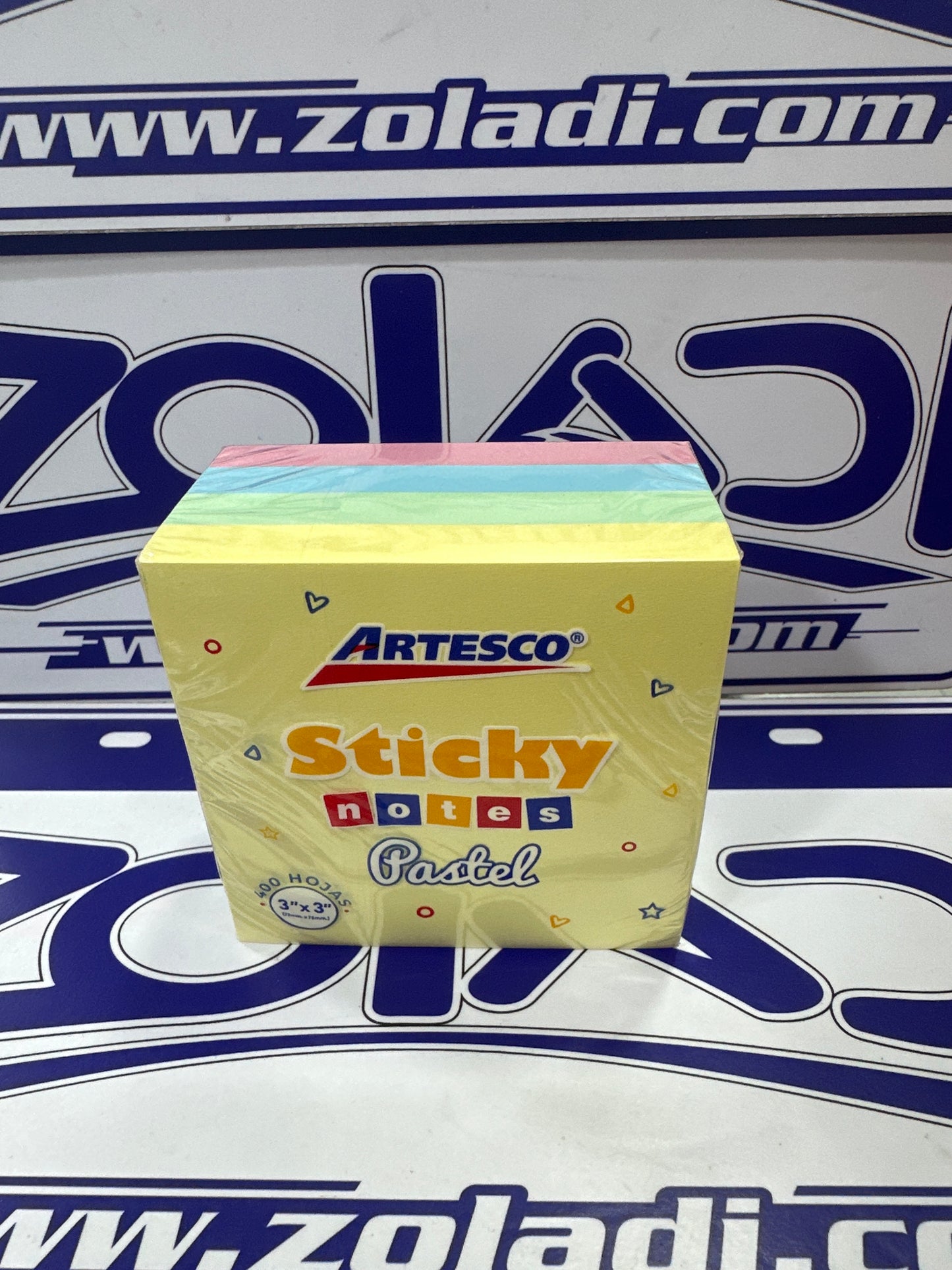 NOTAS ADHESIVAS POST IT 4 COLORES PASTEL