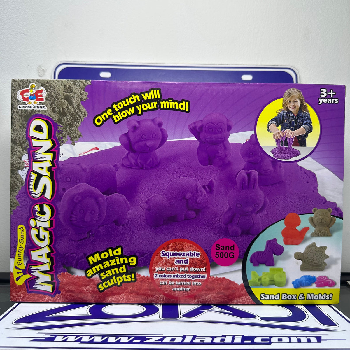 MAGIC SAND ARENA MÁGICA PARA JUGAR Y MOLDEAR