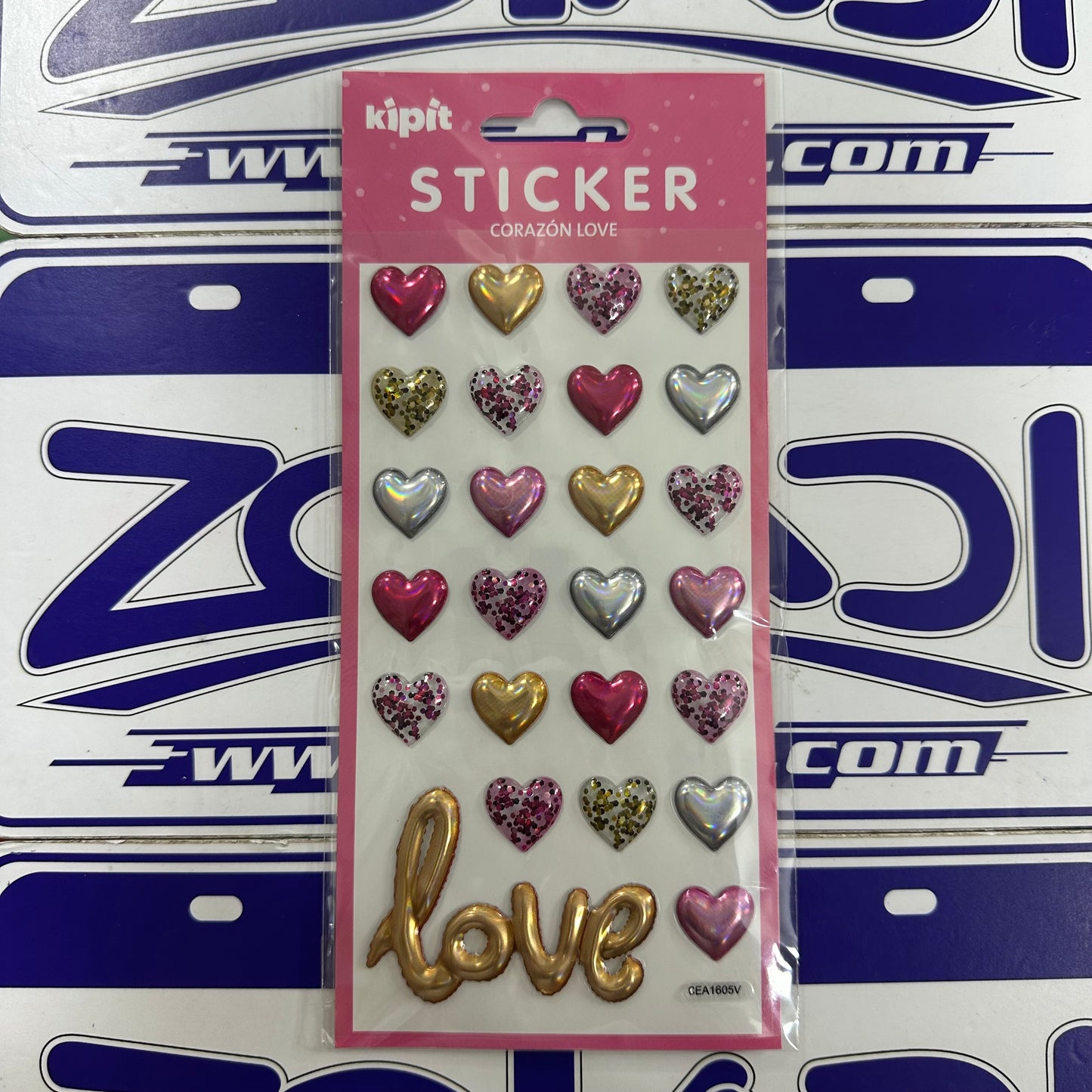 STICKER POP UP CORAZON