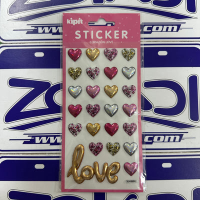 STICKER POP UP CORAZON - darkloi - Zoladi Perú