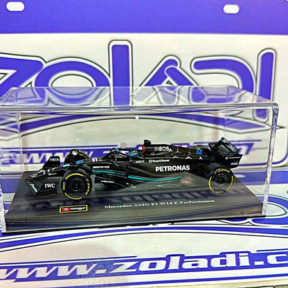 02416 W14 GEORGE RUSSELL #63 Mercedes (ACRILICO CON CASCO)i