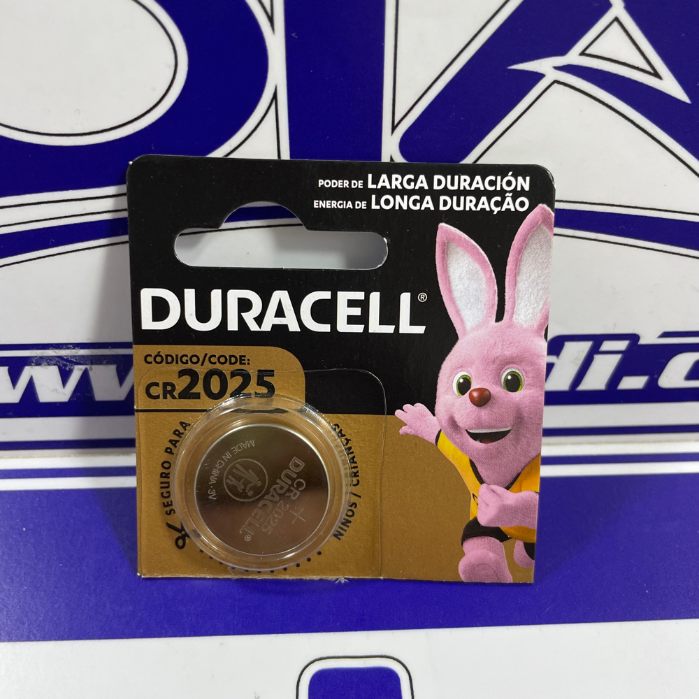 PILA DE BOTON DURACELL CR2025