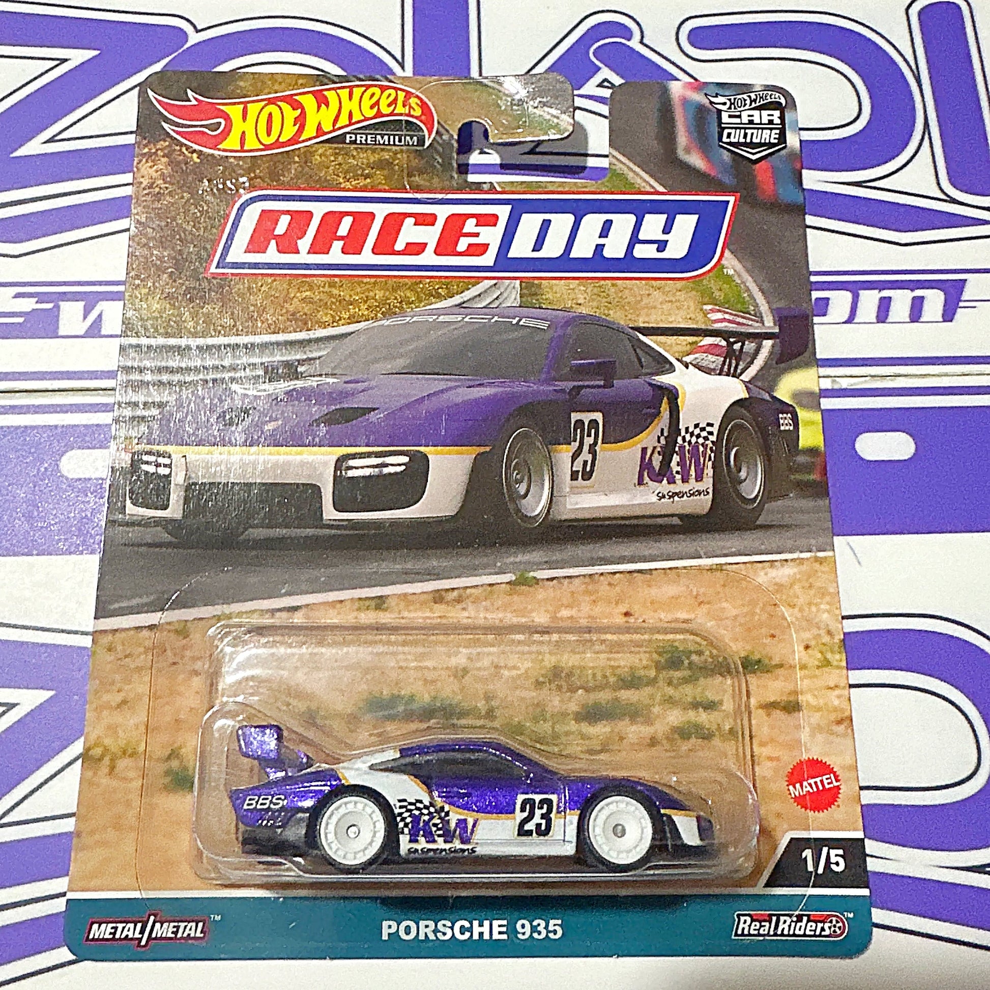 porsche race day hotwheels premium zoladi