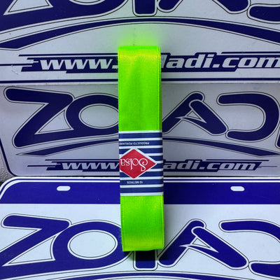 CINTA SATINADA VERDE FOSFORESCENTE