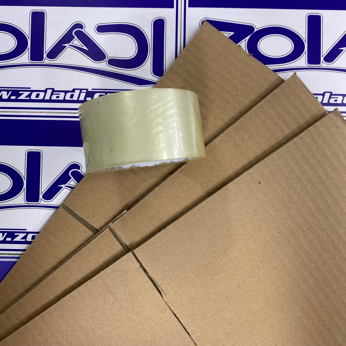 PACK DE EMBALAJE - 3 CAJAS DE 22x20x12 Y CINTA 60yds