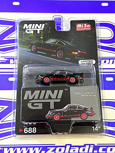 688 PORSCHE 911 CARRERA RS MINI GT