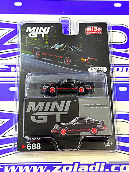 688 PORSCHE 911 CARRERA RS MINI GT