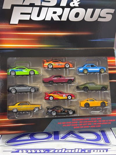 JCT92 PACK DE 10 FAST AND FURIOUS 2025