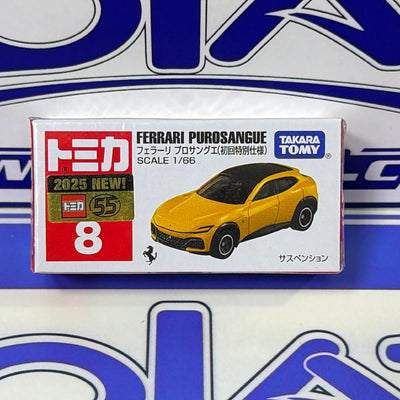 8 FERRARI PUROSANGUE TAKARA TOMY