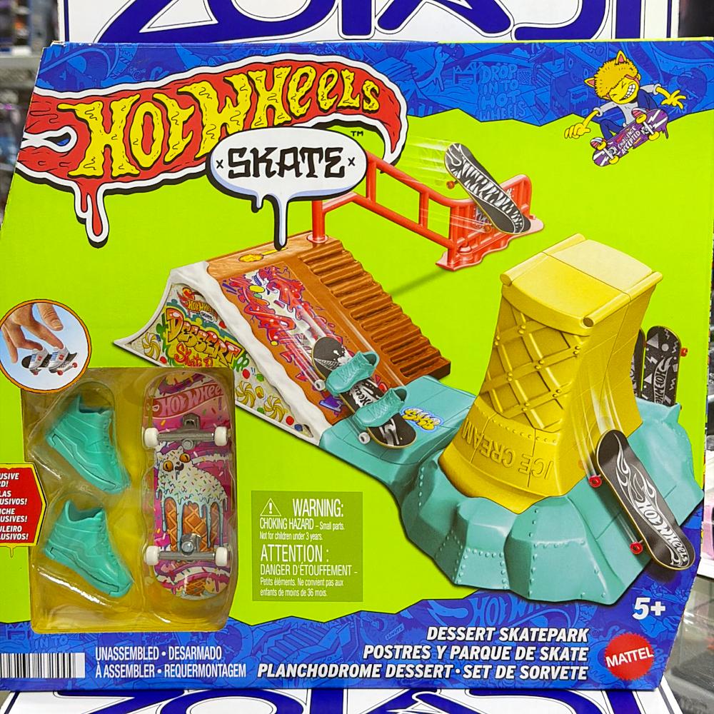HXK91 PISTA POSTRE Y PARQUE SKATE HOTWHEELS SKATE