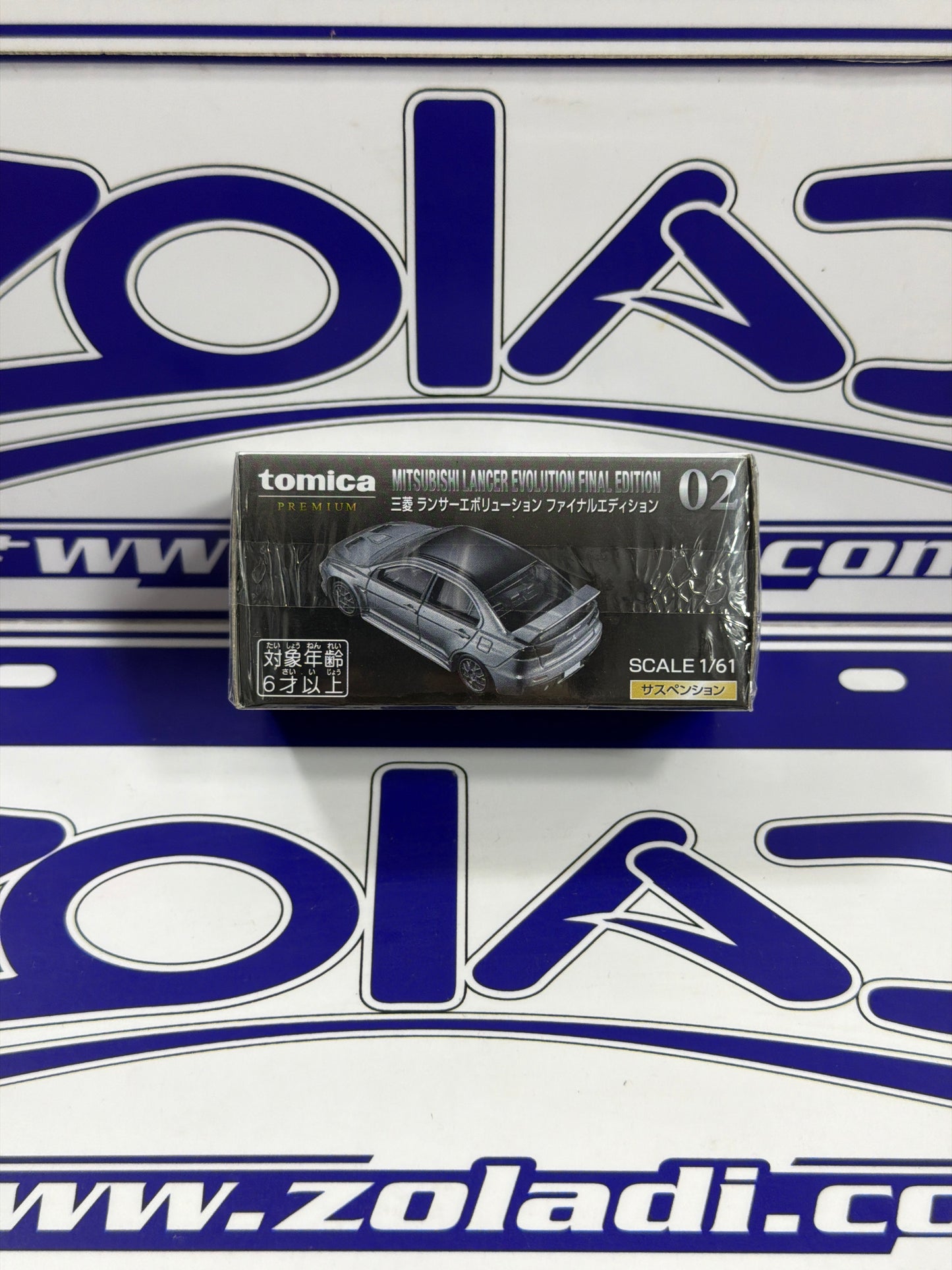 02 MITSUBISHI LANCER EVOLUTION FINAL EDITION TOMICA PREMIUM