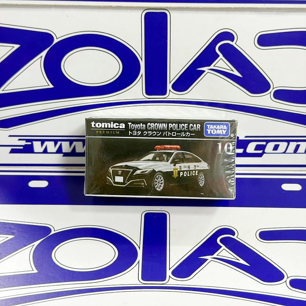 10 TOYOTA CROWN POLICE CAR TOMICA PREMIUM