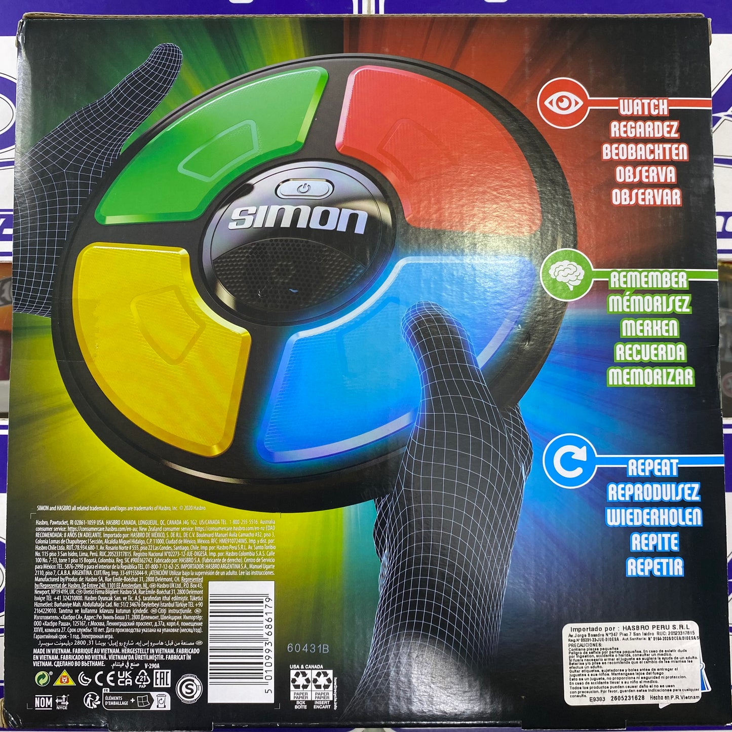 SIMON DICE JUEGO Darkloi disponible en Zoladi Lima