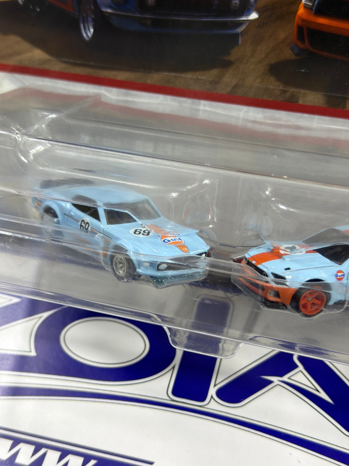 HKF58 SET MUSTANG BOSS 302 Y CUSTOM MUSTANG