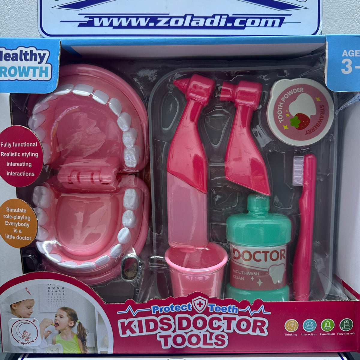 SET DE JUGUETES DENTISTA PARA NIÑOS