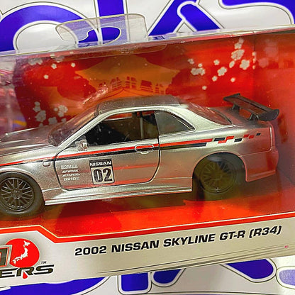 99137 1/32 2002 NISSAN SKYLINE GTR 34