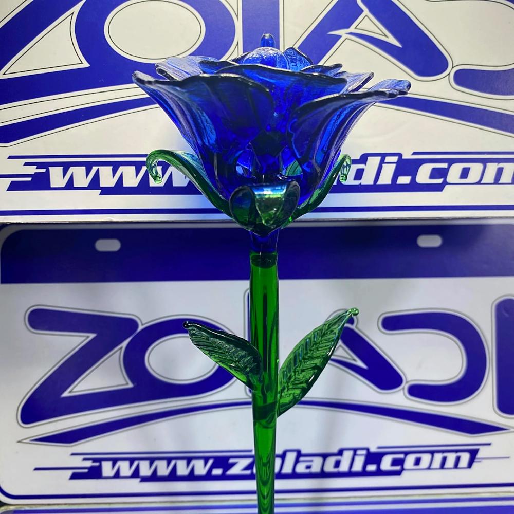 ROSA AZUL - ARTE EN VIDRIO DIA DE LA MADRE
