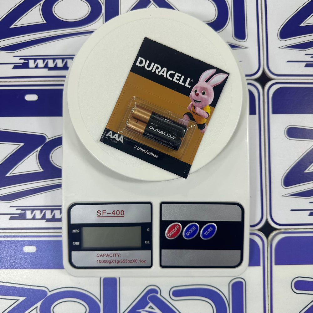 PACK DE BALANZA CON PILAS AAA DURACELL