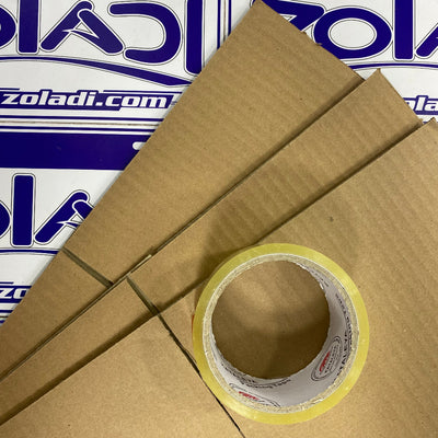 PACK DE EMBALAJE - 3 CAJAS DE 22x20x12 Y CINTA 60yds - Packs - Zoladi Perú