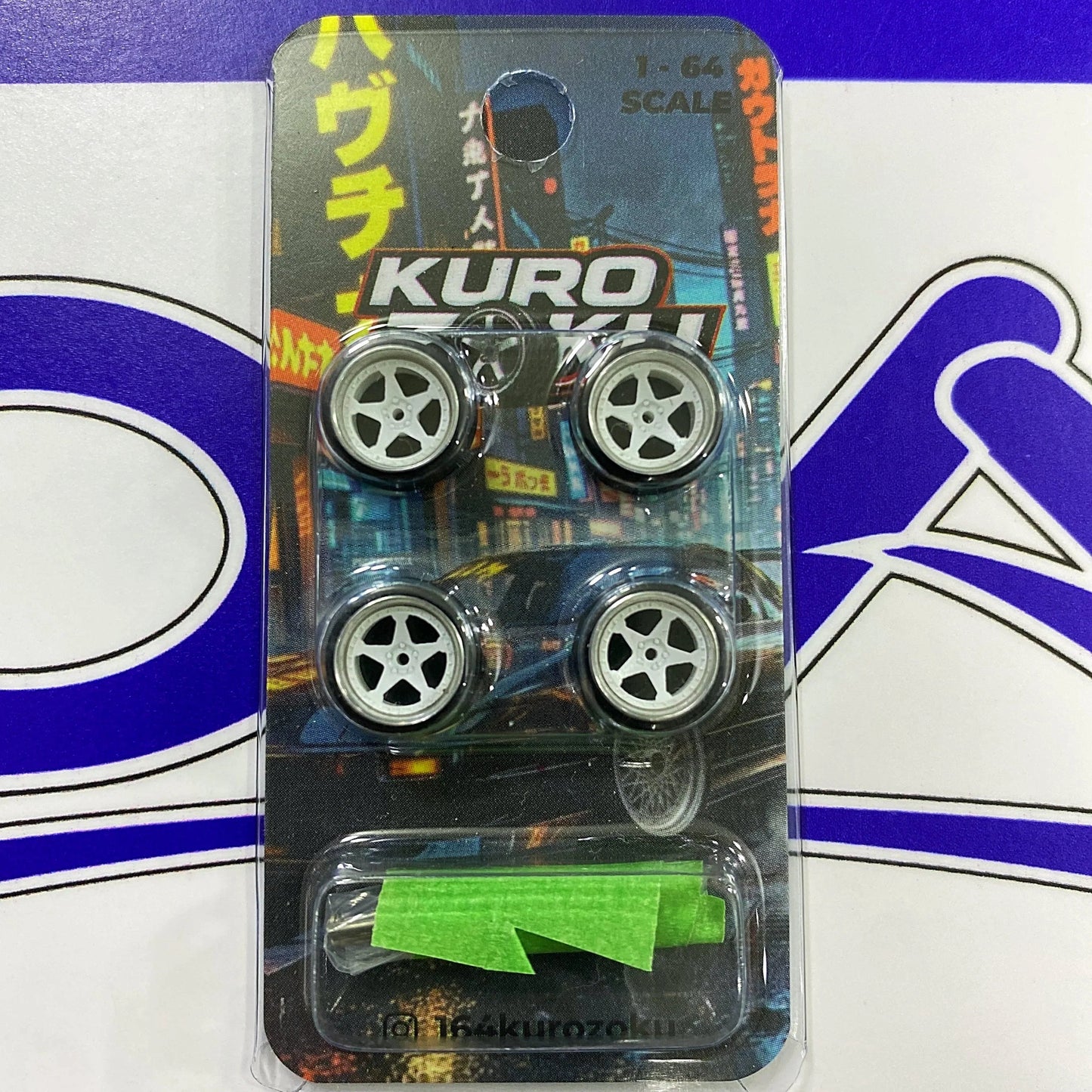 KURO ZOKU SET 4 LLANTAS STARFISH WHITE