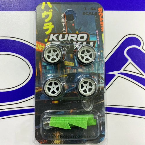 PROMO DEL DÍA KURO ZOKU SET 4 LLANTAS STARFISH WHITE