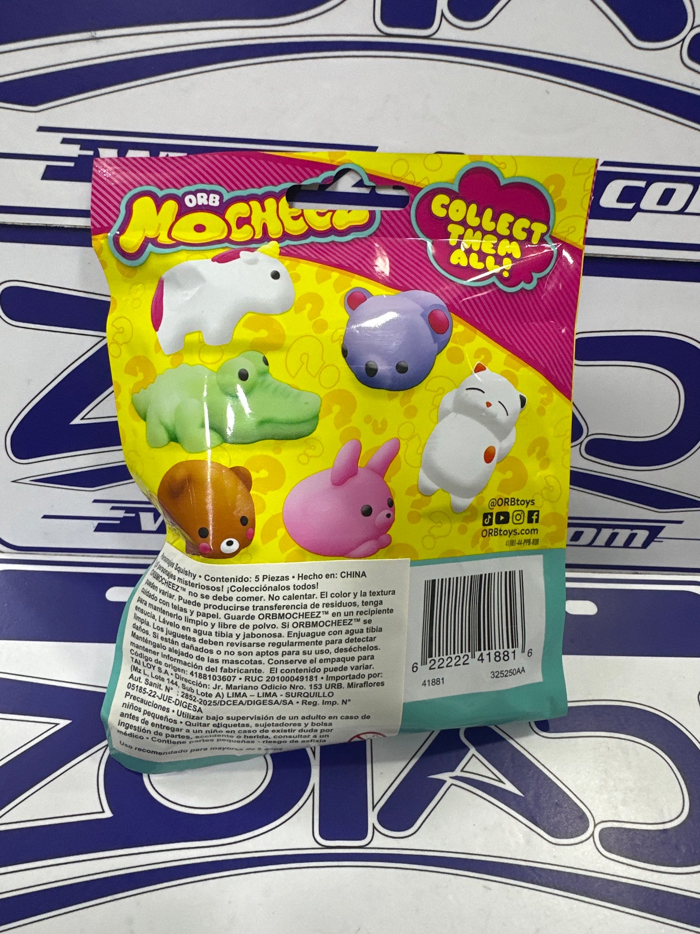 SQUISHY DE ESPUMA ANIMAL ALEATORIO