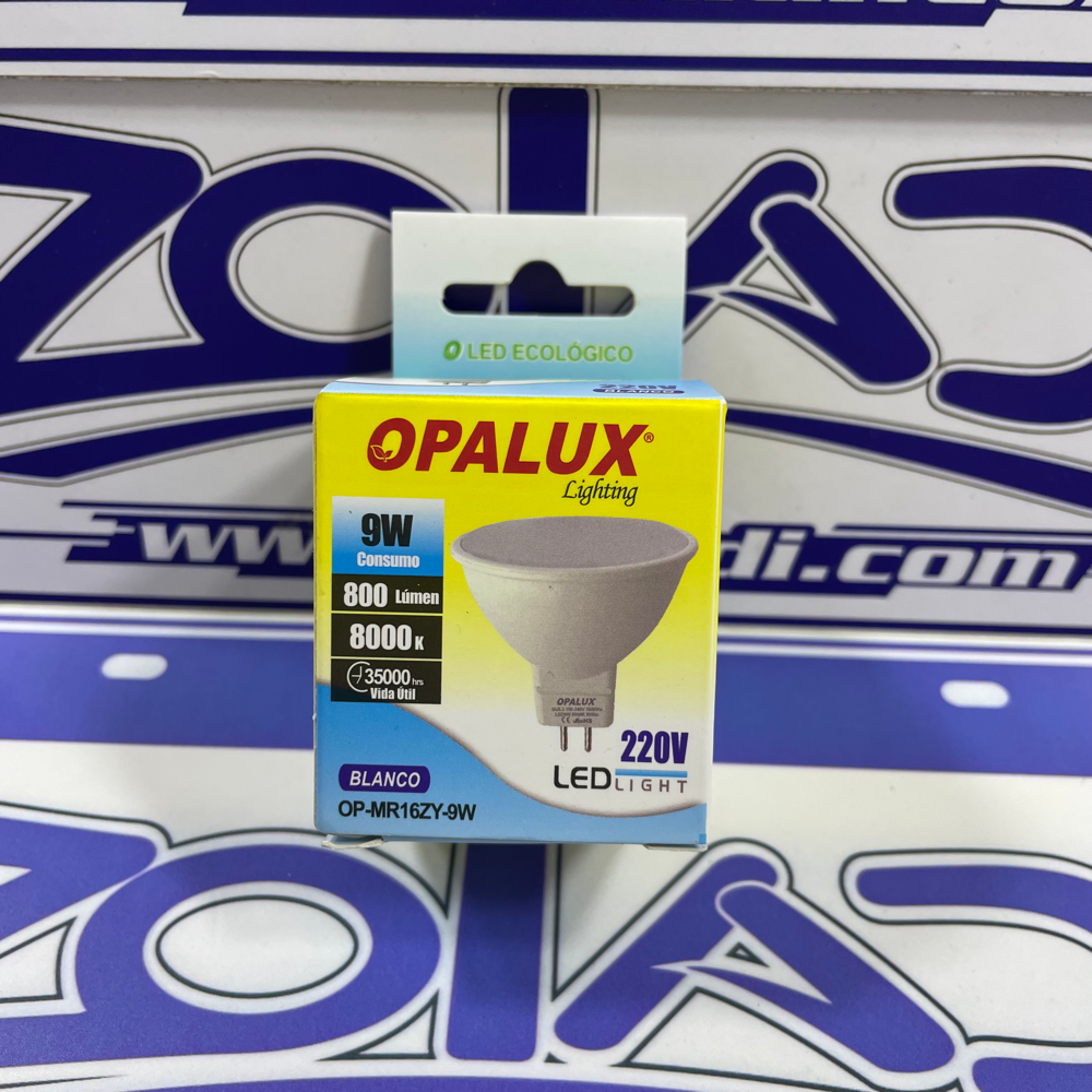FOCO DICROICO LED 9W LUZ BLANCA GU5.3